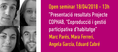 Open Seminar Resultats projecte COPHAB