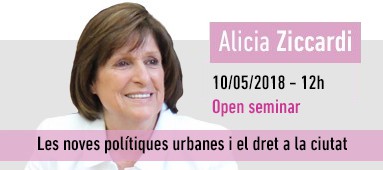 Open Seminar IGOP Alicia Ziccardi