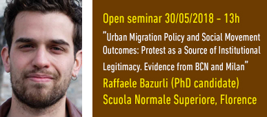 Open seminar Urban Migration Policy and Social Movement Outcomes