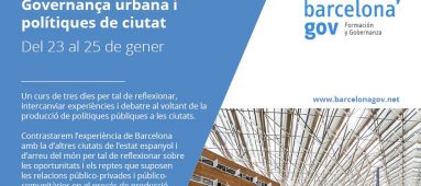 Curs sobre governança urbana i polítiques de ciutat