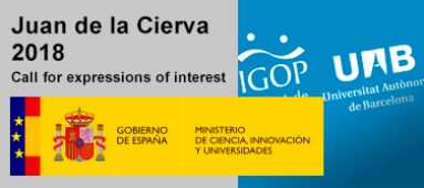 Convocatoria programa Juan de la Cierva 2018 – fins el 15/01/2019