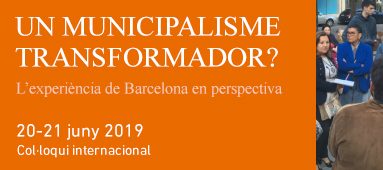 Seminari obert Municipalisme Transformador