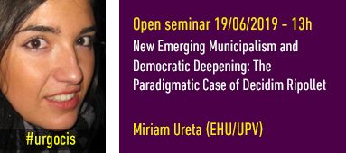 Open seminar Miriam Ureta