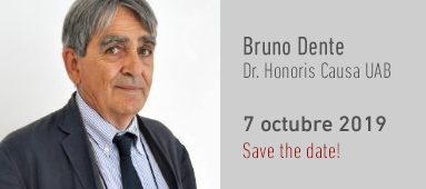 Bruno Dente Dr. Honoris Causa UAB