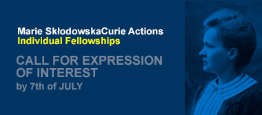 Call: Expression of Interest Marie-Curie Individual Fellowship