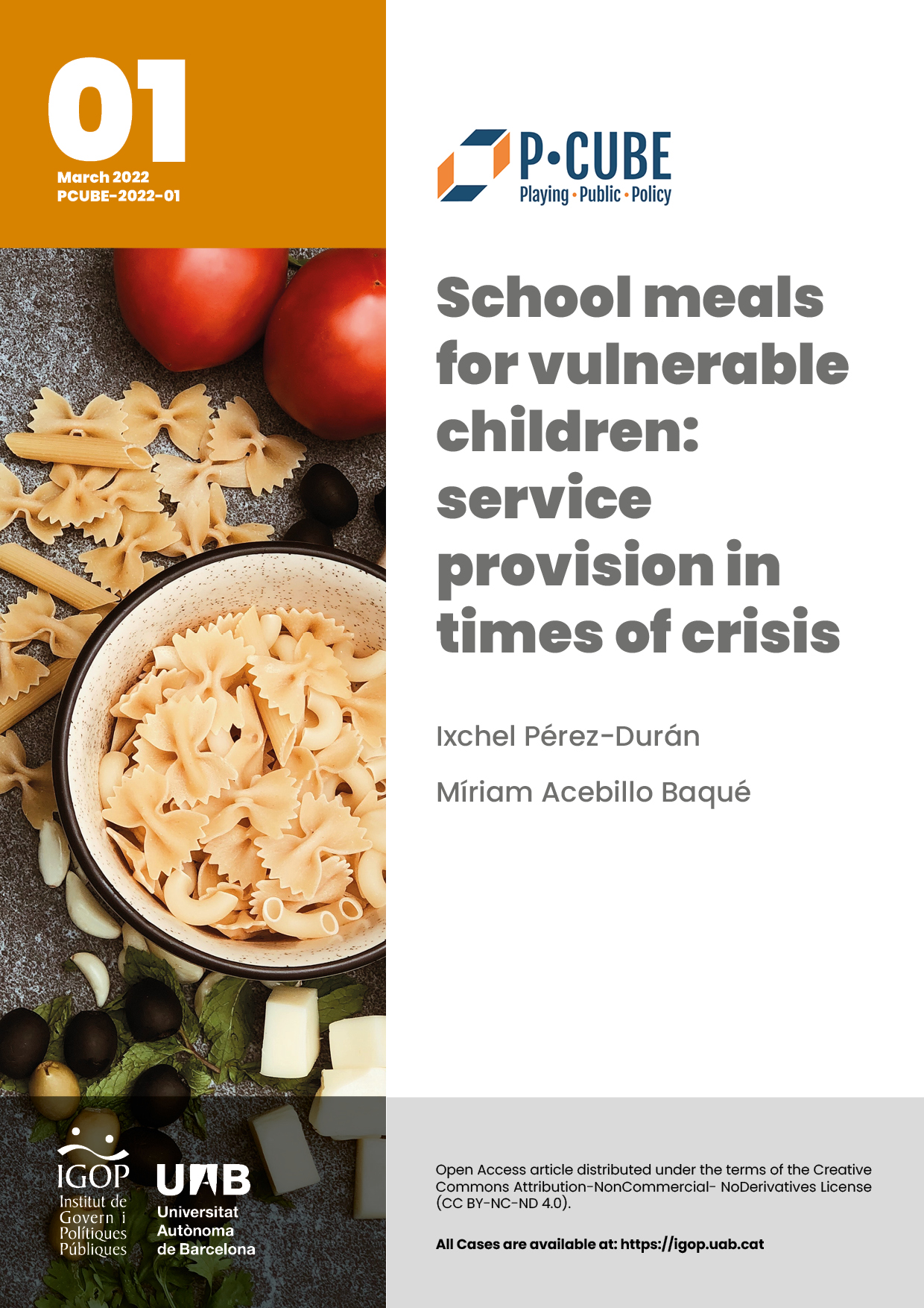PCUBE School Meals Case