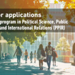 Call for Applications: Politics, Policies and International Relations (PPIR)