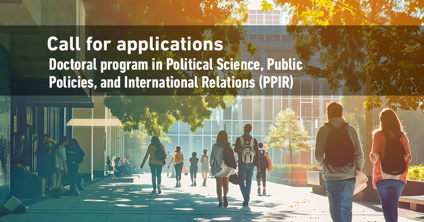 Call for Applications: Politics, Policies and International Relations (PPIR)