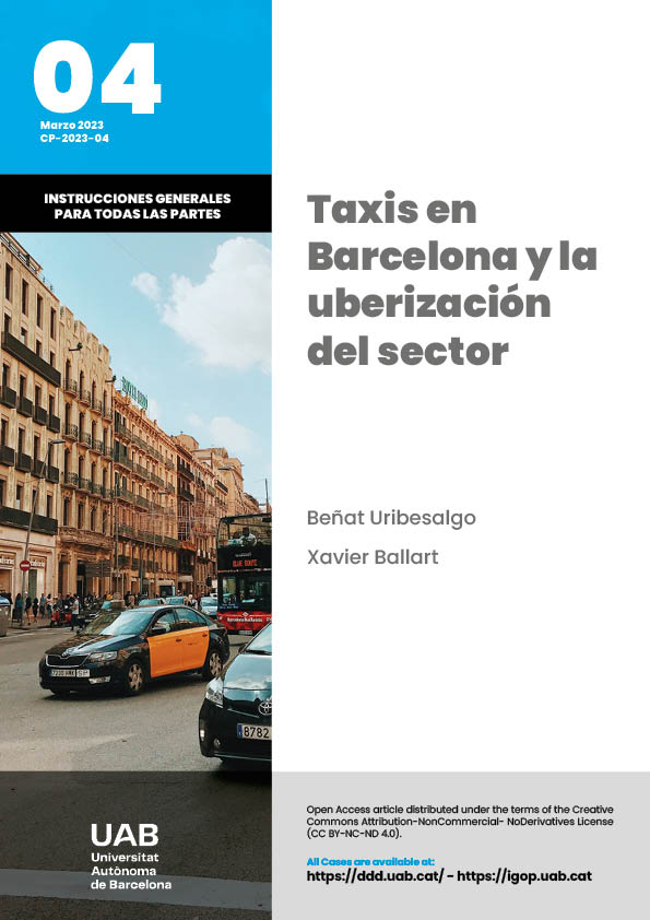 Estudio de caso Taxis BCN