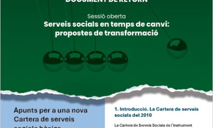 Serveis socials en temps de canvi: propostes de transformació
