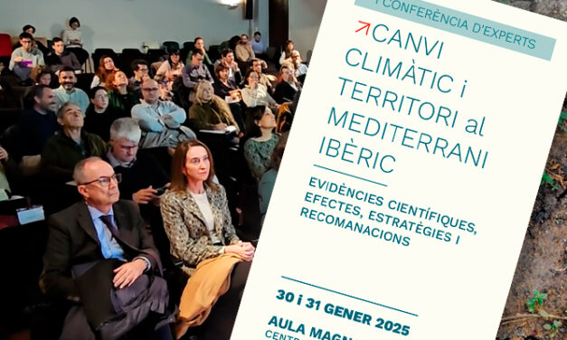 Participation in the first expert conference on climate change and territory in the Iberian Mediterranean