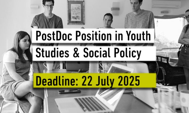 Posició postdoctoral en Estudis de Joventut i Política Social
