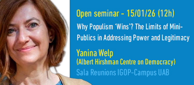 2026 Open Seminar Yanina Welp