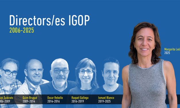 Margarita León, nueva directora del IGOP