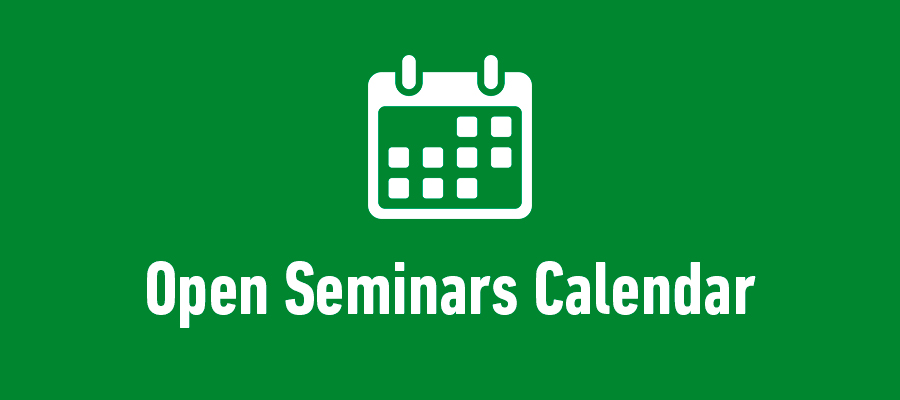 Open Seminars Calendar IGOP